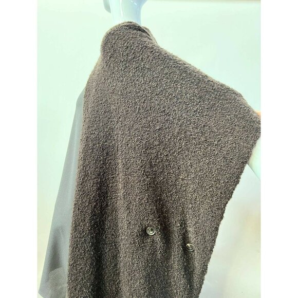 Eskandar Neiman Marcus Wool Cashmere Poncho For Women - Picture 3 of 12